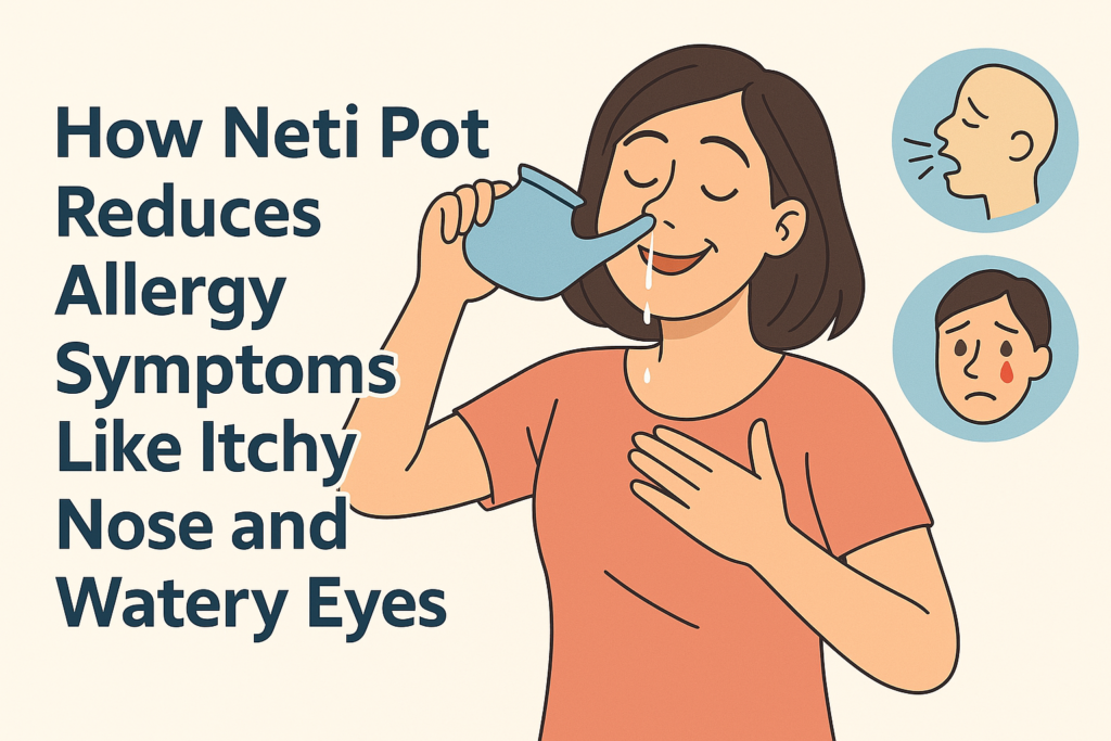 How Neti pot reduce allergy